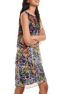 Desigual farebné šaty Vest Florencia - XL