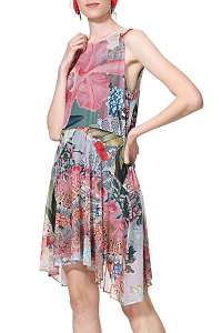 Desigual farebné šaty Vest Lucille