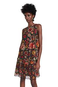 Desigual farebné šaty Vest Luisi
