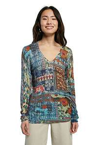 Desigual farebné sveter Jers Ginger