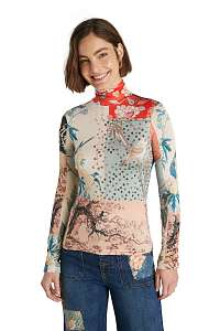 Desigual farebné tričko Kyoto