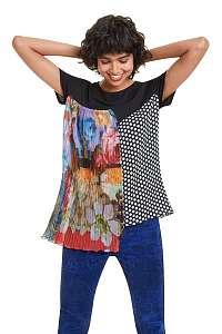 Desigual farebné tričko TS Florencia - XL