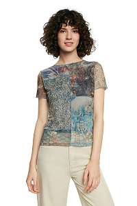 Desigual farebné tričko TS Ocean