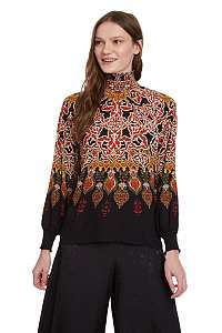 Desigual farebný top Blus Ada - M