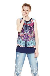 Desigual farebný top Magic