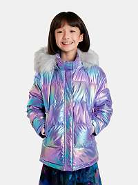 Desigual fialové dievčenská bunda