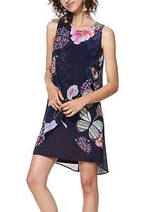 Desigual fialové šaty Vest Salma