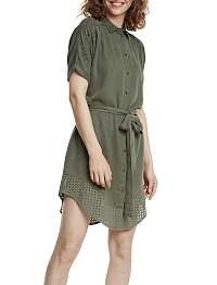 Desigual khaki košeľové šaty Vest Melboune