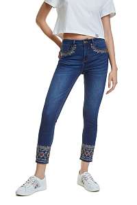 Desigual modré džínsy Denim Floyer