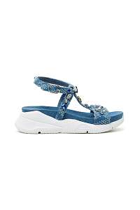 Desigual modré sandále Shoes Yuniker Denim