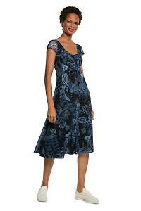 Desigual modré šaty Vest Capri