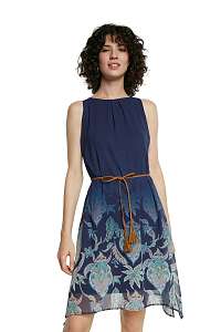 Desigual modré šaty Vest Jane