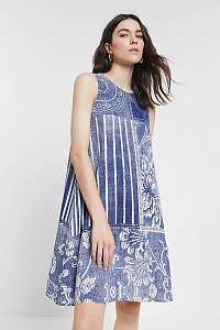 Desigual modré šaty Vest Karen