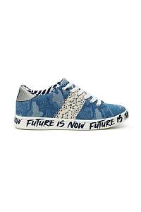 Desigual modré tenisky Shoes Comics Militar