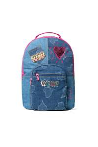 Desigual modrý dievčenský ruksak Backpack Tamarillo