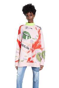 Desigual oversize mikina Sweat Lipsing