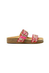 Desigual ružové šľapky Shoes Aries Exotic