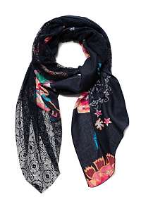 Desigual šatka Foul Indi Chintz Patch