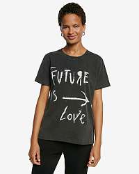 Desigual sivé tričko Future
