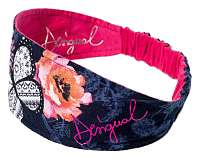 Desigual tmavomodrá čelenka Headband_Sandia