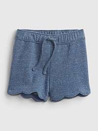 Detské kraťasy scalloped pull-on shorts Modrá