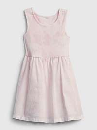 Detské šaty mix-media tank dress Ružová