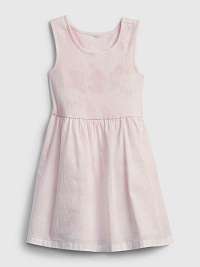 Detské šaty mix-media tank dress Ružová