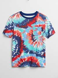 Detské tričko tie-dye pocket t-shirt Farebná