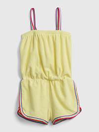 Detský overal rainbow stripe Romper Žltá