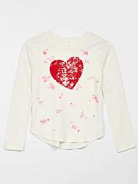 Dievčatá - Detské tričko srdce Smetanová
