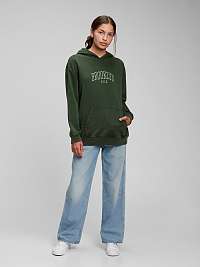 Dievčatá - Mikina teen Brooklyn oversized Green