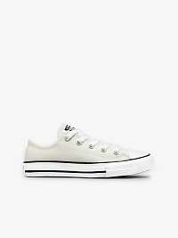 Dievčenské tenisky Converse v striebornej farbe