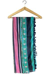 Disaster farebné šatka Dakota Blue Scarf
