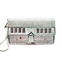 Disaster sivá crossbody kabelka Home Wisteria