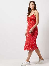 Dorothy Perkins červené kvetované šaty