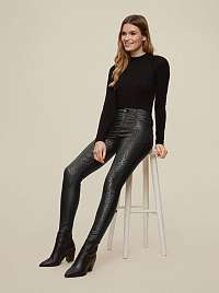Dorothy Perkins čierne skinny fit nohavice