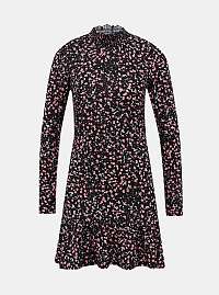 Dorothy Perkins čierne vzorované šaty Lola