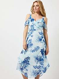Dorothy Perkins modré kvetované šaty