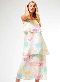Dorothy Perkins smotanové/krémové maxi šaty