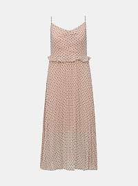Dorothy Perkins svetlo ružové bodkované šaty