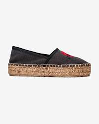Espadrilky, slip on pre ženy Love Moschino - modrá