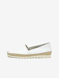 Espadrilky, slip on pre ženy OJJU - biela