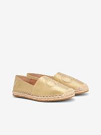 Espadrilky, slip on pre ženy Tommy Hilfiger - zlatá