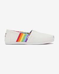 Espadrilky, slip on pre ženy TOMS - biela