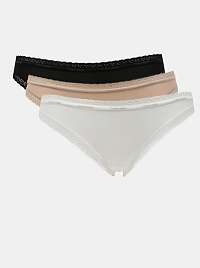 Farebný 3 pack nohavičiek Calvin Klein 