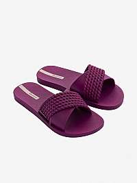 Fialové dámske šľapky Ipanema