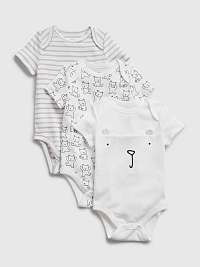 GAP 3 pack detské body Teddy