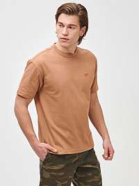 GAP béžové pánske tričko micro arch easy t-shirt