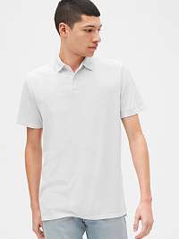 GAP biele pánske polo tričko Vintage