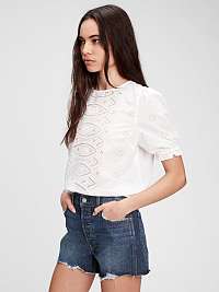 GAP biely top s madeirou